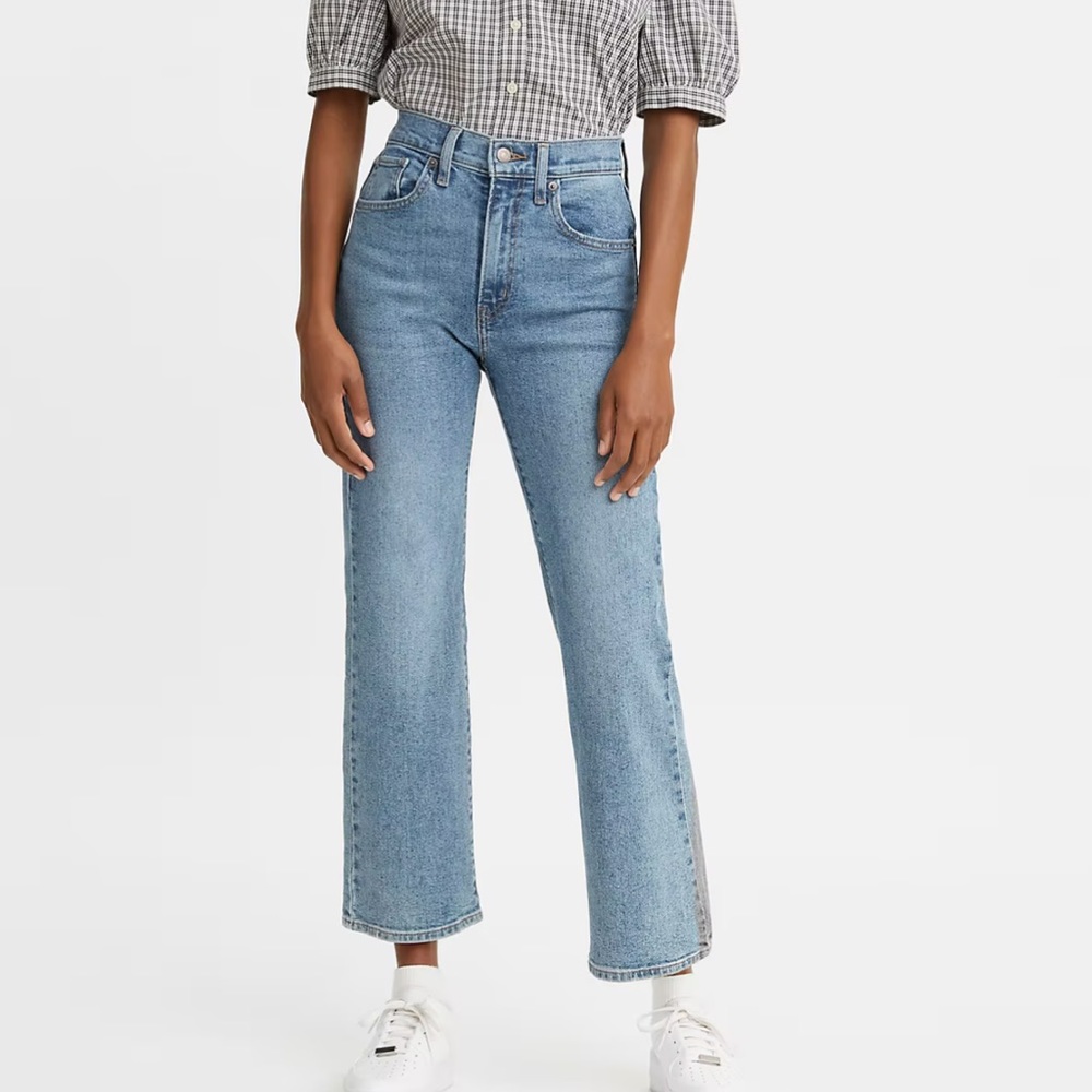 LEVIS HIGH RISE CROPPED FLARE WOMEN'S JEANS